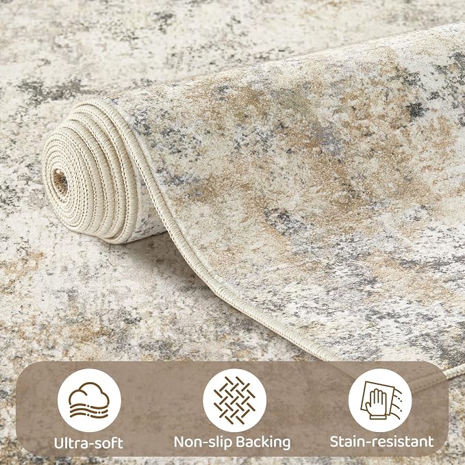 UERMEI 6x9 Washable Area Rug - Image 6