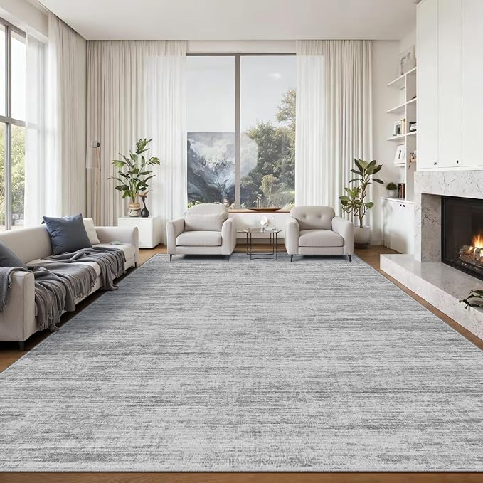 8x10 Area Rugs for Living Room, Modern Abstract Non-Slip Backing Washable Rugs - Image 8