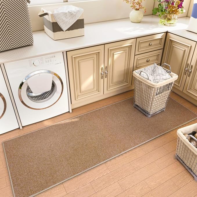 AREDO Runner Rug with Non Slip Rubber Backing, Washable Soft Floor Carpet - Image 4