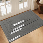 LEKEEPGO Door Mat 24"x47", Non Slip Door Mat Indoor Entrance, Rubber Backing - Image 2