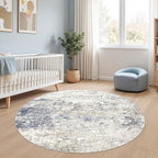 DMOYEST 5ft Round Area Rug Living Room Rugs - Image 8