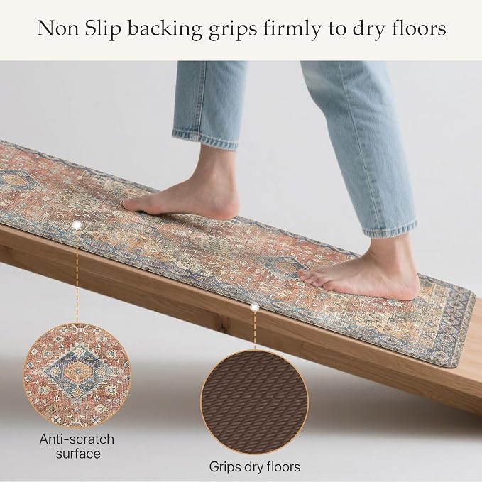 GENIMO Kitchen Mats for Floor, Waterproof Anti Fatigue Mat, Comfort Standing - Image 4