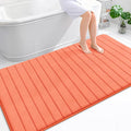 OLANLY Memory Foam Bath Mat 70x46, Super Soft Absorbent Bathroom Rugs, Quick Dry by OLANLY