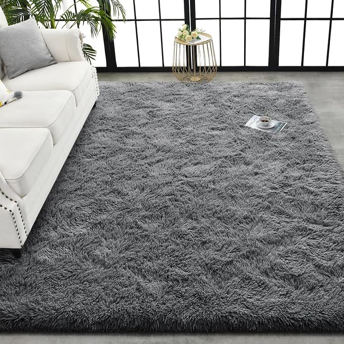TWINNIS Super Soft Shaggy Rugs Fluffy Carpets, 6x9 Feet, Indoor Modern Plush - Image 8