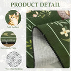 Unirea 9x12 Dark Green Cat Area Rug - Image 4