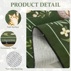 Unirea 3x5 Dark Green Cat Area Rug - Image 4