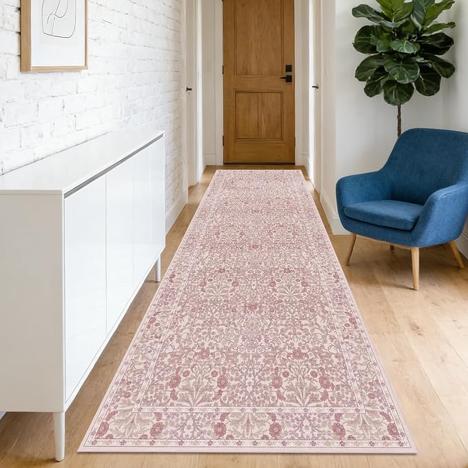 Washable 2'6" x 8' Runners for Hallways, Non Slip Long Floor Runner for Kitchen by Unknown