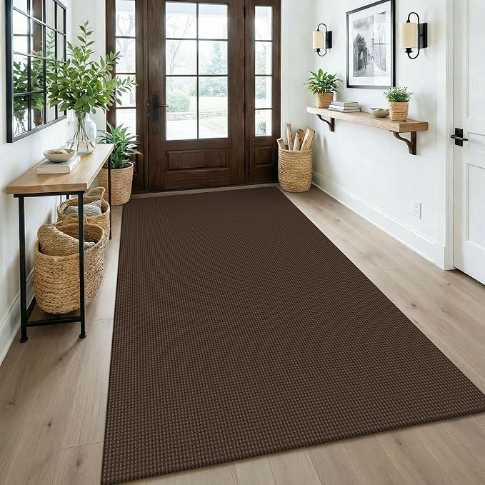 KOZYFLY Washable 4x6 Entry Woven Area Rug, Braided Throw Rugs - Image 2