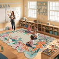 Rugxara Area Rugs 5x7 for Living Room Bedroom, Animal Washable Rug, by Rugxara