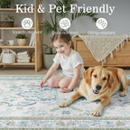 DCX Green 8x10 Rug, Kid & Pet Friendly - Image 7