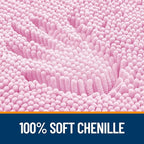 OLANLY Bathroom Runner Rugs 47x17, Extra Soft Absorbent Chenille Bath Rugs - Image 3