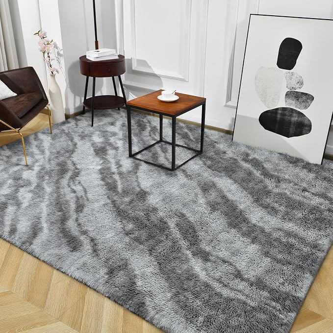 TWINNIS Super Soft Shaggy Rugs Fluffy Carpets, 5x8 Feet, Indoor Modern Plush - Image 8