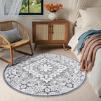 Lessymo 4FT Washable Round Area Rugs - Image 2