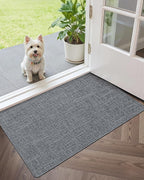 Color&Geometry Ultra Thin Indoor Door Mat 24"x36", Non Slip Rubber Backed Dirt - Image 9
