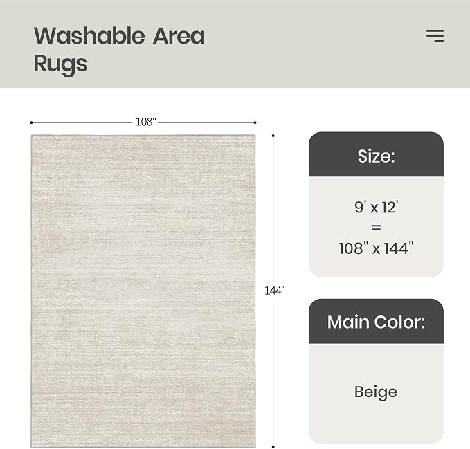 Valenrug Area Rugs 9x12 Living Room - Image 2