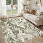DMOYEST Living Room Area Rugs-6x9 Abstract Large Soft Indoor Washable Rug by DMOYEST