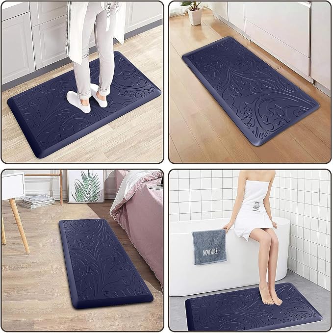 KMAT Kitchen Mat Cushioned Anti-Fatigue Floor Mat Waterproof Non-Slip Standing - Image 4