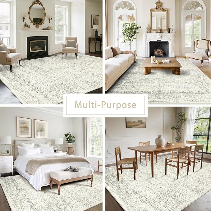 Srugn Washable Rugs 6x9 Area Rugs - Image 6