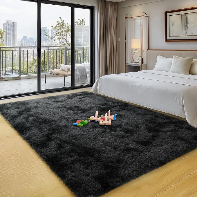 qulint 4x6 Area Rug for Bedroom, Fluffy Soft Shag Rugs for Living Room Small - Image 7