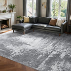 5x7 Ft Area Rugs for Living Room, Soft Non-Slip Washable Rugs Modern Abstract - Image 3