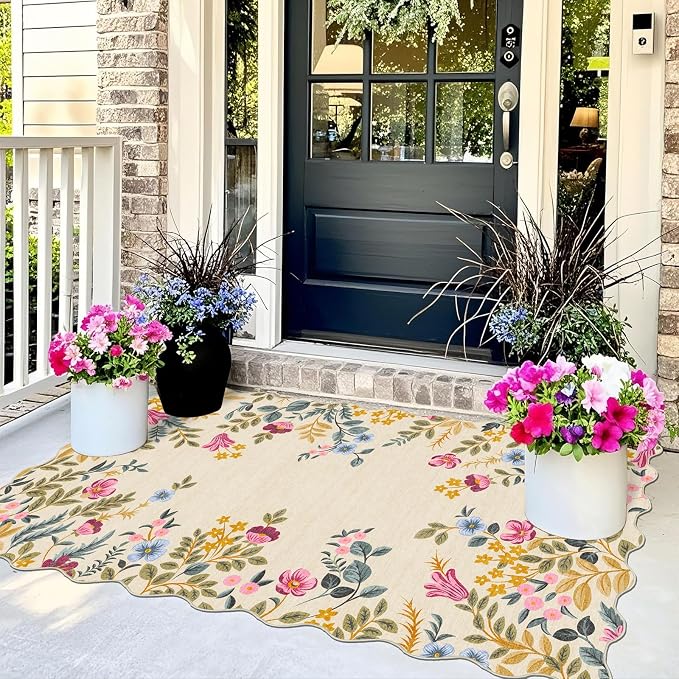Colorful Floral Entry Rug - Image 7