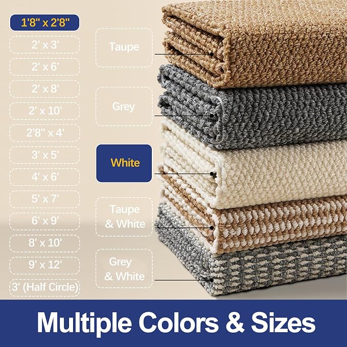 Dirt Trapping Door Mat 20x32, 3D Scarping Surface Doormat - Image 7