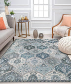 Lahome Moroccan Machine Washable Area Rugs, 4x6 Rug - Image 5
