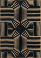 Lahome Enfys Modern Geometric Outdoor Easy Jute Rug, 5x7 Patio Living Room Rug - Image 7