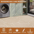 Washable Rug 2x3 Area Rugs for Entryway, Abstract Rug for Bedroom, Soft Rainbow - Image 6