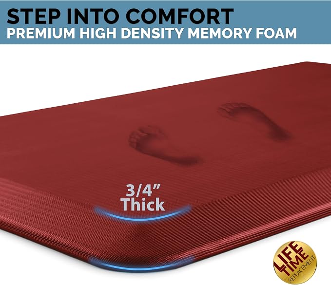 ComfiLife Anti Fatigue Floor Mat – 3/4 Inch Thick Kitchen Mats - Image 2