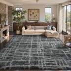 8x10 Ft Extra Large Shag Rugs for Living Room, Tie Dyed Ultra Soft Fluffy Furry - Image 3