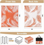 Pauwer Waterproof Outdoor Rug 8x10, Reversible Plastic Straw Patio Camping Rug - Image 2
