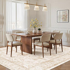 Madane 5x7 Area Rugs for Living Room, Washable Vintage Natural Rug - Image 3