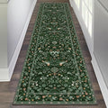 HEBE Washable Hallway Runner Rug 2'x 8' Non Slip Kitchen Rugs Runner, Low Pile by HEBE