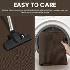IOHOUZE Washable Runner Rug 2.6x10 Non Slip Rubber Backed Long Hallway Runner - Image 4