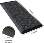 Mattitude 4/5 Inch Kitchen Mat, 17.3x39in Heavy Duty Ergonomic Comfort Foam - Image 2
