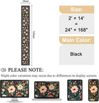 DUKINO 2x14 Runner Rug, Floral Long Washable Boho Kitchen Runner Rug - Image 2
