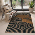 Lahome Modern Rainbow Easy Jute 3x5 Rug, Washable Indoor Outdoor Carpet by Lahome