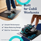 Cubii Non-Slip Workout Mat for Under Desk Ellipticals, Floor Protection - Image 8