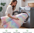 5x8 Rainbow Shaggy Unicorn Kids Rug - Image 5