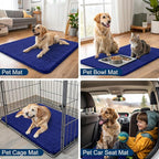 Smiry Dog Door Mat for Muddy Paws 40x32, Absorbent Dirt Trapper, Non-Slip - Image 6
