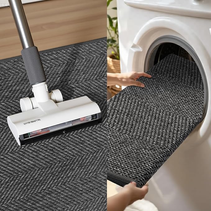Ultra Thin Indoor Door Mat 17"x29", Washable Door Mat Indoor Entrance, Non Slip - Image 6