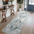 Lessymo Runner Rug 2 x 6, Machine Washable Entryway Rugs Boho Faux Wool Low by Lessymo