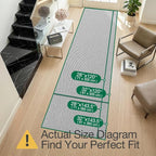 LUMI Ultra Thin Runner Rug for Hallway 2.7'x12', Non-Slip Entryway Rug - Image 2