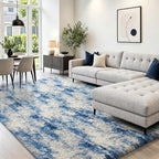 Ophanie Blue and Gray Area Rugs - Image 3