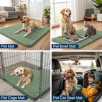 Smiry Dog Door Mat for Muddy Paws 71x46, Absorbent Dirt Trapper, Non-Slip - Image 6