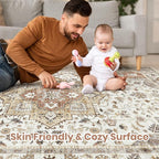 Vintage Living Room Area Rug 7x9 - Image 4