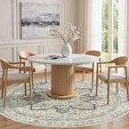 Tortania 5' Round Area Rug Living Room Rugs - Image 2