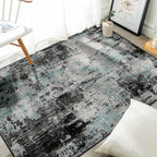 RELEANY Washable Area Rugs 3'x5' Non-Slip Modern Abstract Soft by RELEANY