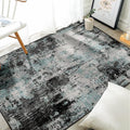 RELEANY Washable Area Rugs 4'x6' Non-Slip Modern Abstract Soft by RELEANY